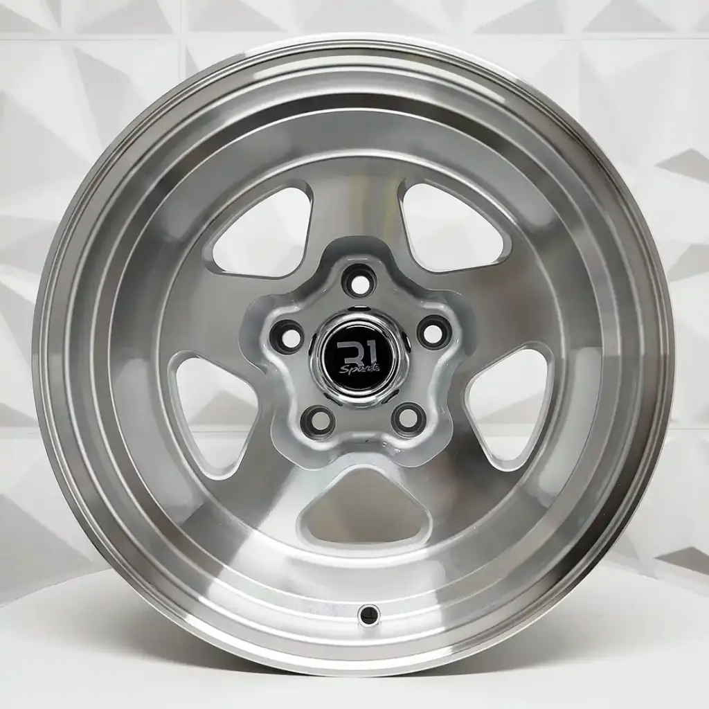RIN 15X10 5-139.7 R1 SPORT HXX037A SILVER MACHINE FACE MACHINE LIP ET-44 CB108.1