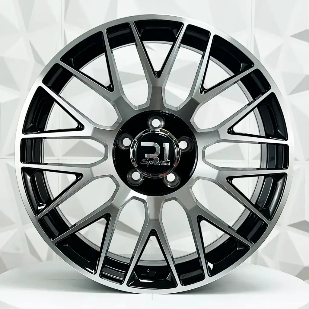 RIN 19X8.5 5-112 R1 SPORT XF013 MACHINE BLACK ET43 CB66.45