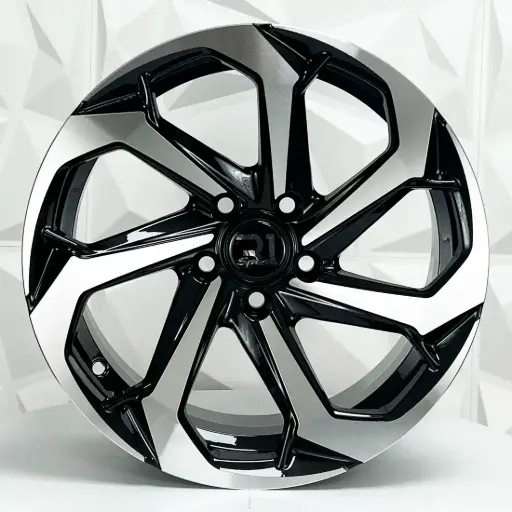 [150232] RIN 15X7 4-100/108 R1 SPORT 1066 BLACK MACHINE FACE ET15 CB73.1